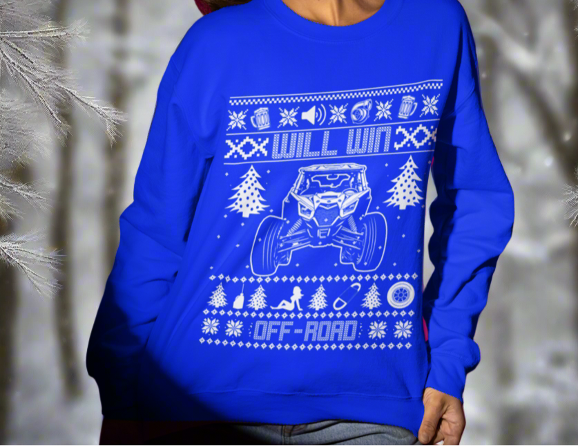 Ugly Christmas Off Road Sweater